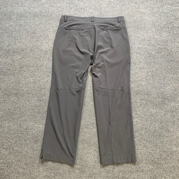Nike Golf Pants Mens 36 Grey Tour Performance Dri Fit Straight Leg Stretch - Picture 9 of 12